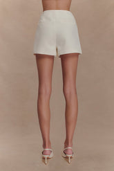 Alix Suiting Mini Skort - Ivory